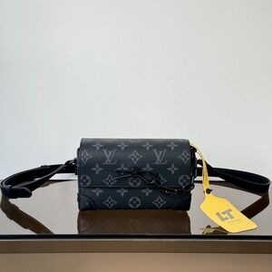 Louis Vuitton Dark Gray Monogram Shoulder Bag